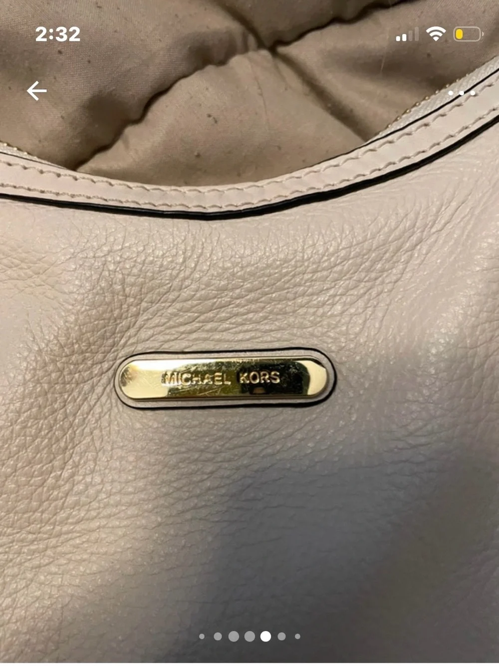 MICHAEL Michael Kors Light Pink Braided-Handle Leather Shoulder Bag